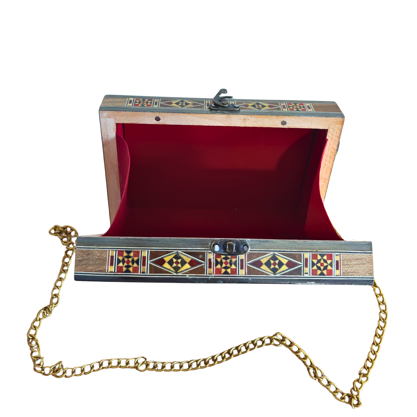 Damaszener Mosaik-Handtasche mit Perlmutt – Handgefertigte Orientalische Eleganz