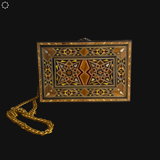 Damaszener Mosaik-Handtasche mit Perlmutt – Handgefertigte Orientalische Eleganz