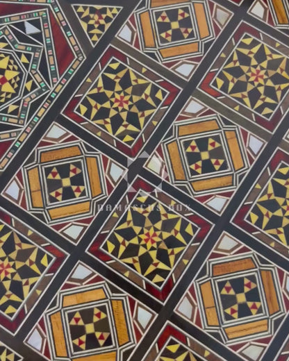 Set di Scacchi e Backgammon Heritage – Artigianato Damasceno in Mosaico